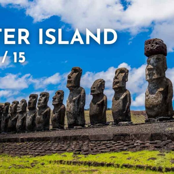 15 days Easter Island: day 9 late night under tropical rain